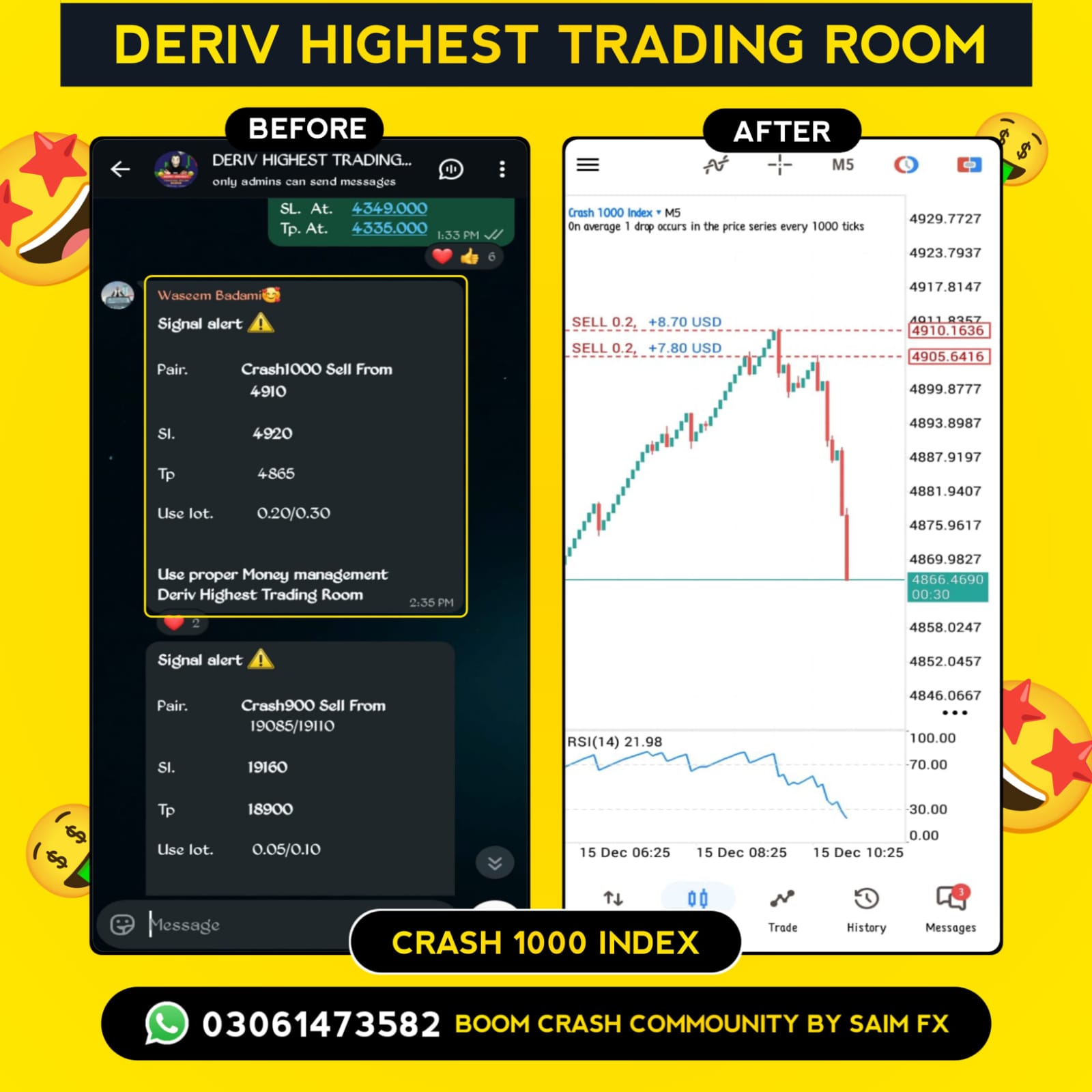 Crash 1000 Signal Result